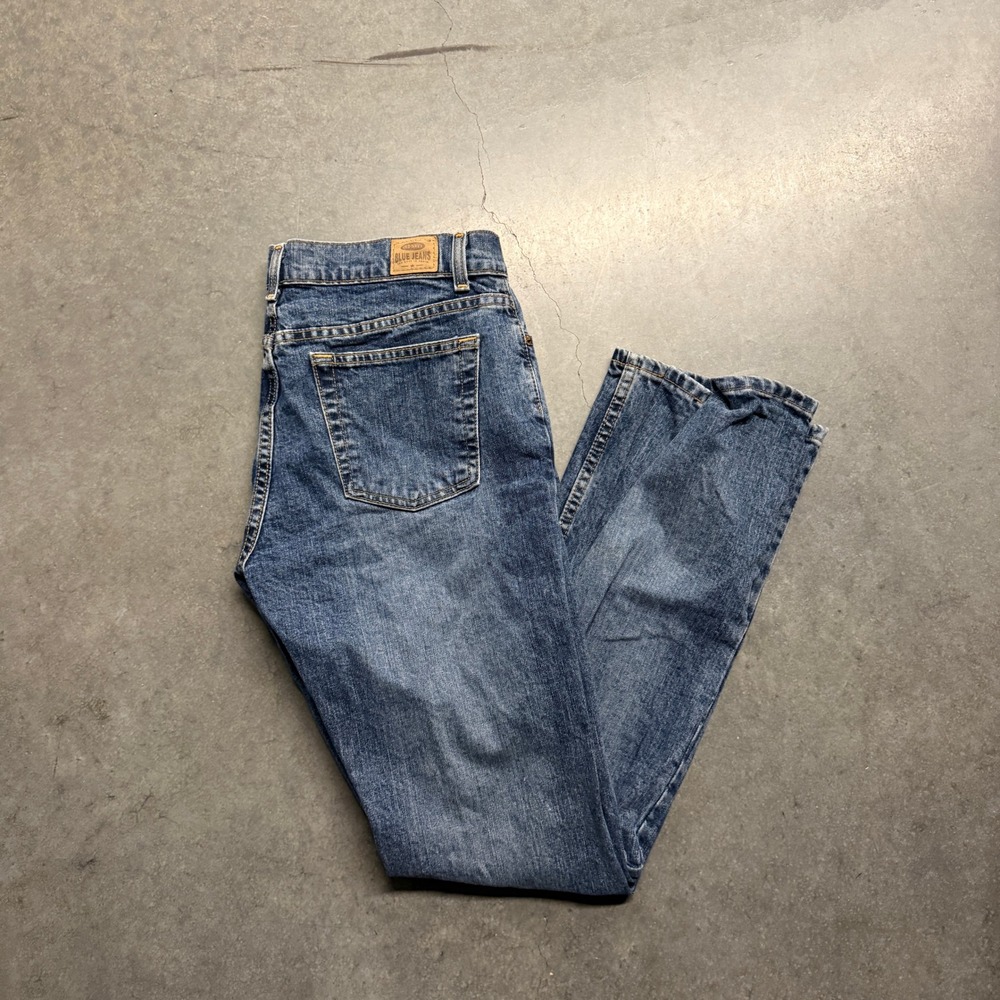 Old Navy Bootcut Jeans Just Below Waist Stretch Medium Wash Blue Denim 10 Reg